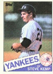1985 Topps Baseball Cards      120     Steve Kemp